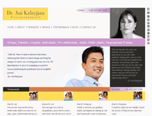 Tablet Screenshot of drkalayjian.com